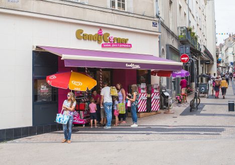 Identité du magasin Candy Corner