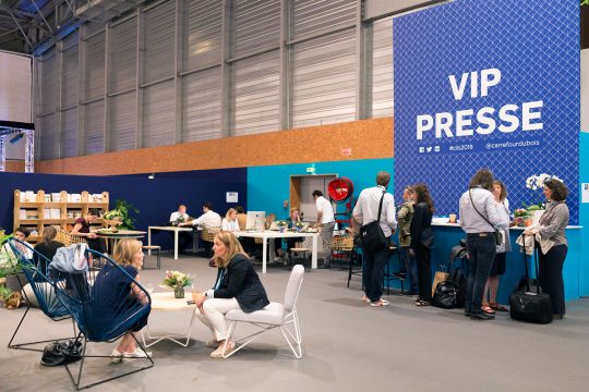Vue ensemble Stand VIP carrefour international du Bois - 2018