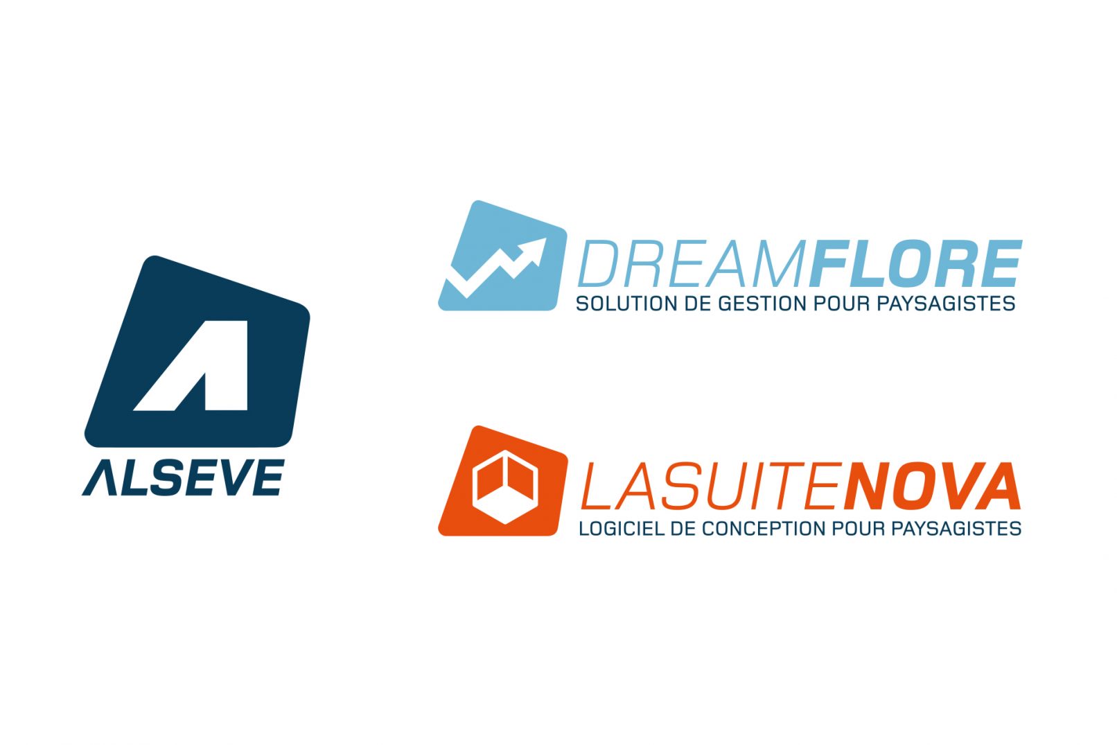 Logo produit logiciel informatique pour paysagiste