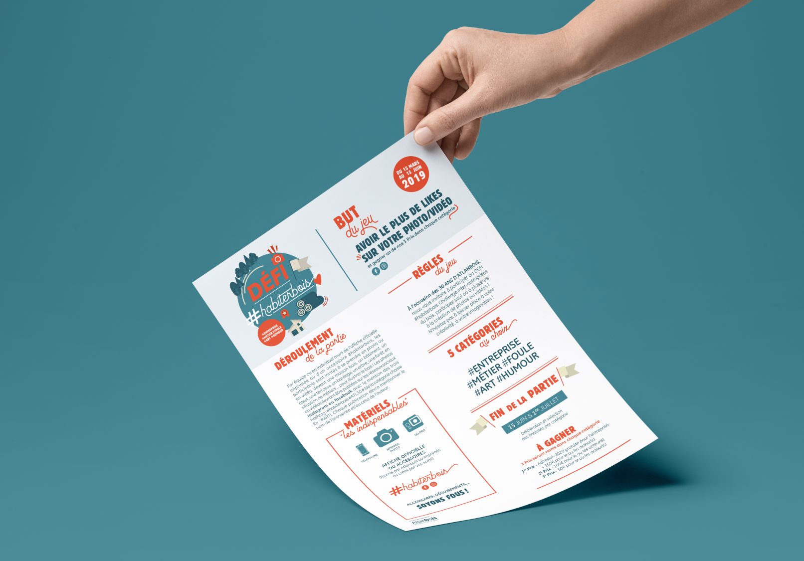 Règles du jeu défi Habiter Bois