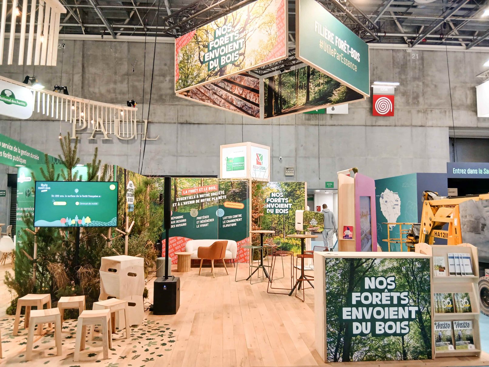 Vue d'ensemble du stand pédagogique et immersif - SIA 2026