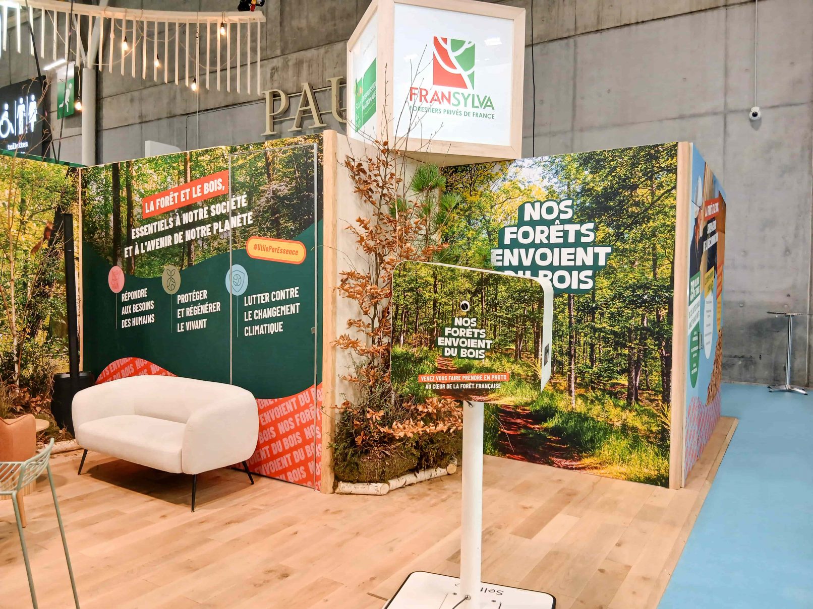 Cloisons du stand pédagogique et immersif - SIA 2026